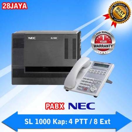 PABX NEC SL-1000 Kapasitas : 8 EXTENSION